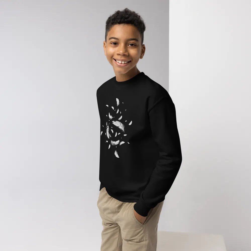 Feathered Whimsy Youth Sweatshirt product image (3)