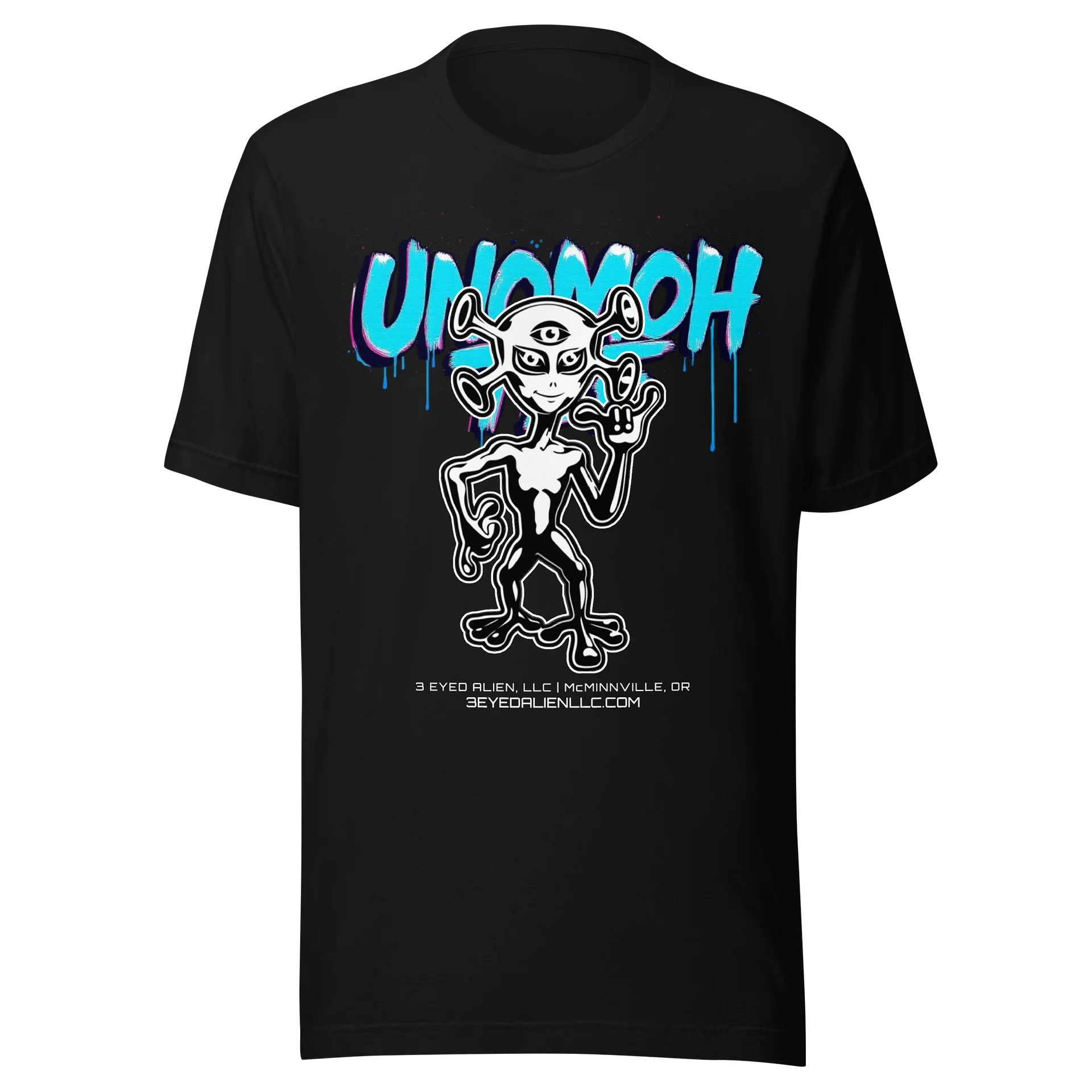 3 EYED ALIEN - UNOMOH Alien Shaka Logo Tee [Members Only] product image (1)
