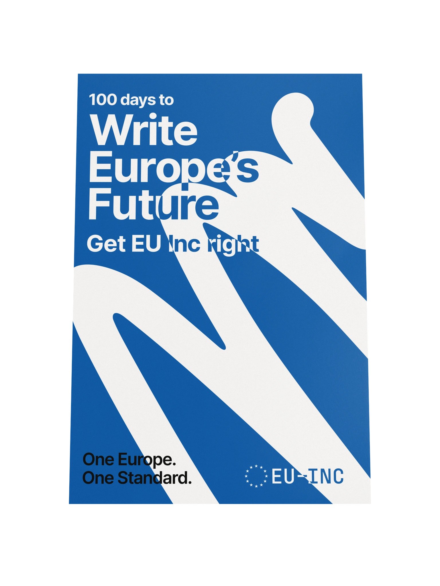 Poster Blue - Write Europe's Future product image (4)