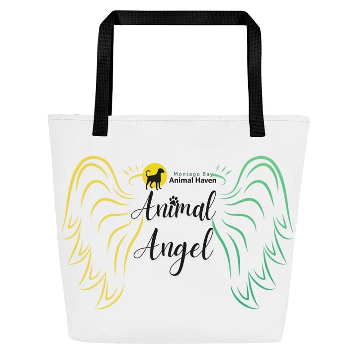 Animal Angel White Tote Bag product image (4)