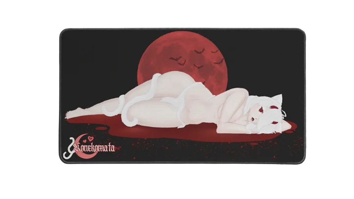 Neko Bloodbath Desk Mat 12” x 22” product image (1)