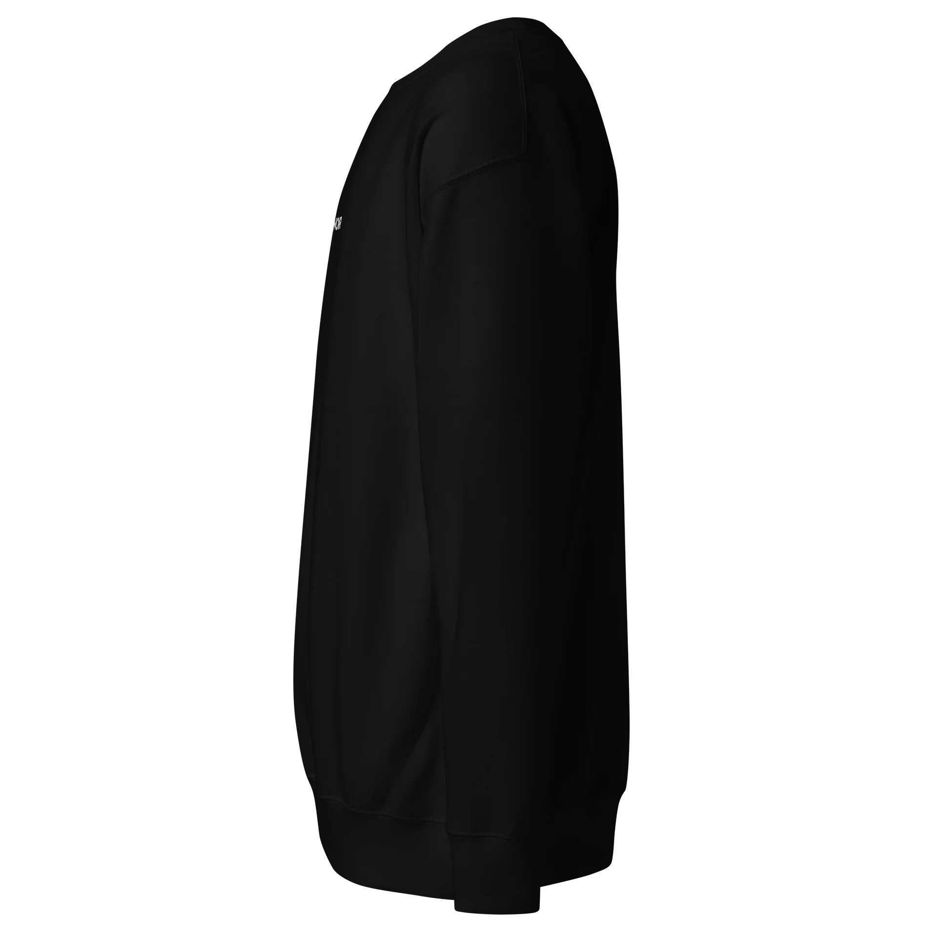 AZHÉNOIR Premium Heavyweight Sweatshirt — Center Embroidered Logo (Black & Vintage Black) product image (2)