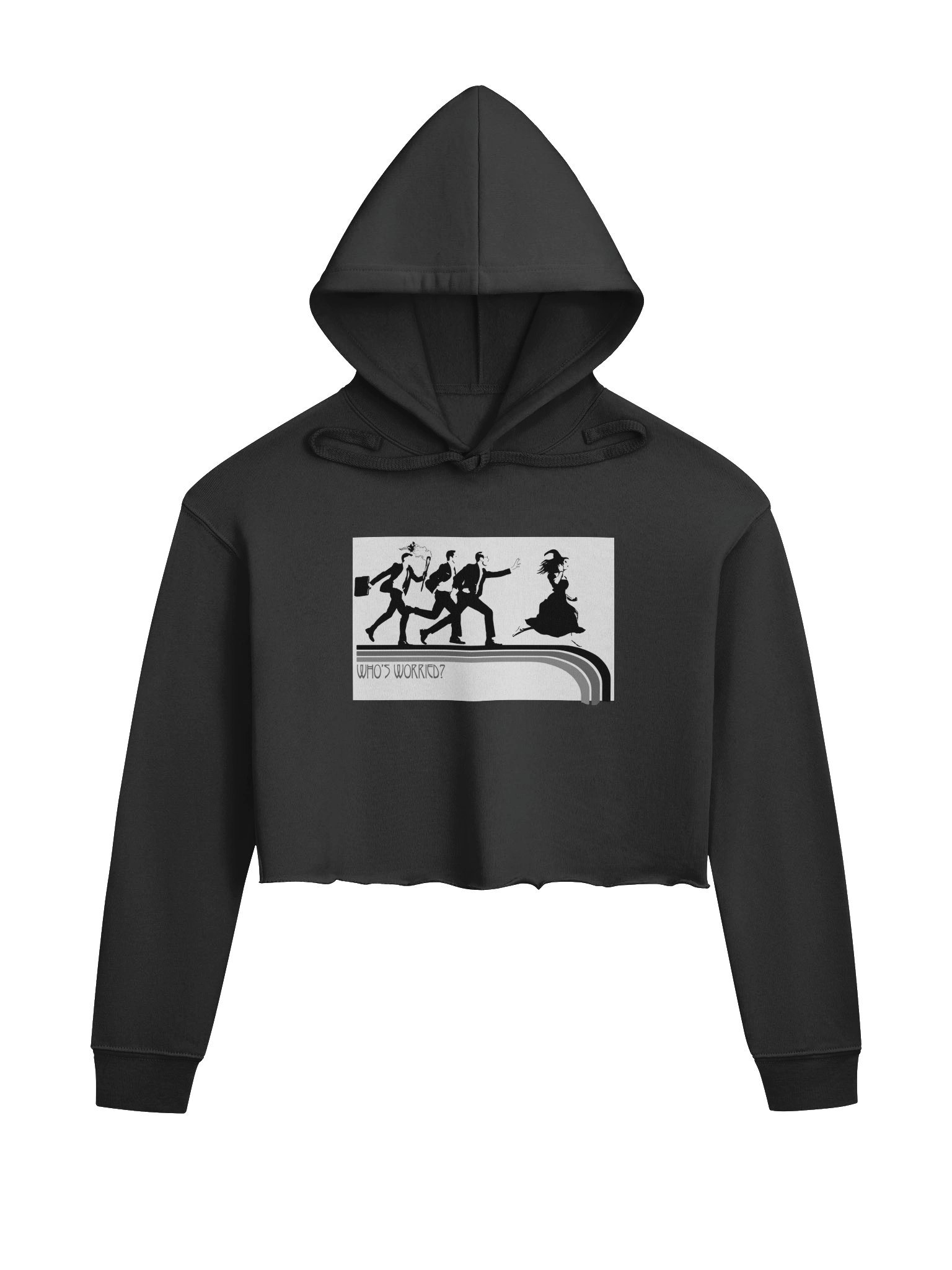 Who's Worried Cropped Hoodie product image (1)