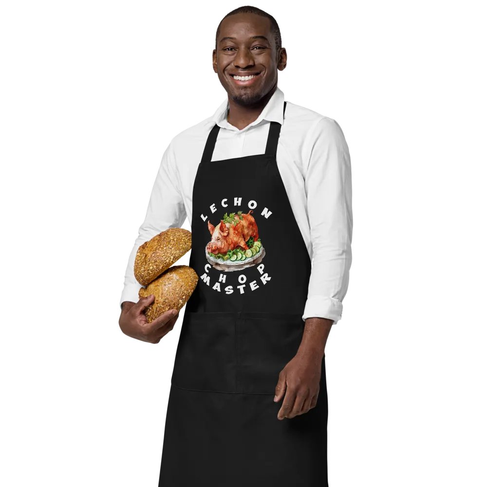 Lechon Chop Master Apron: Grill in Style with Filipino Flair, Great Father's Day Gift or Grill Masters product image (3)
