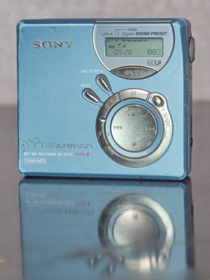MD Sony Walkman MZ-N510 Bleu product image (1)