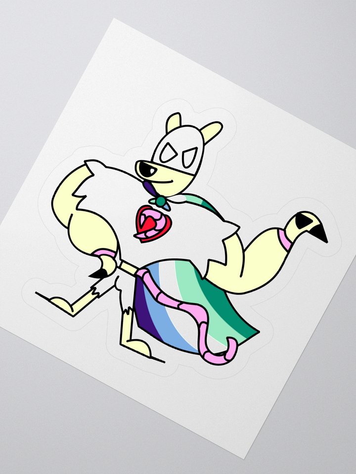 Superhomo! Vermili MLM White Variant Sticker! product image (5)