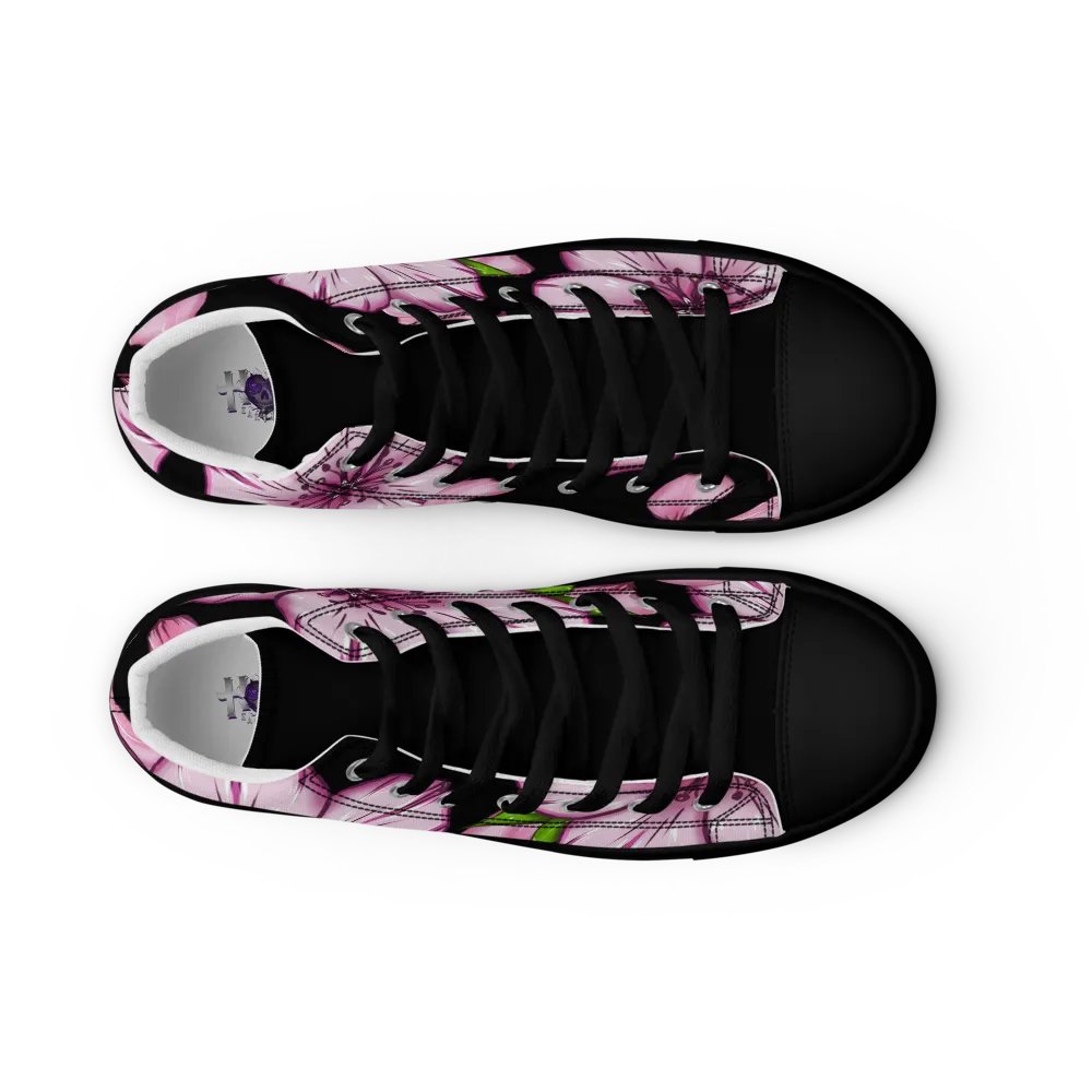 Blossomz & Petalz - Men's High Tops Canvas Shoes product image (9)