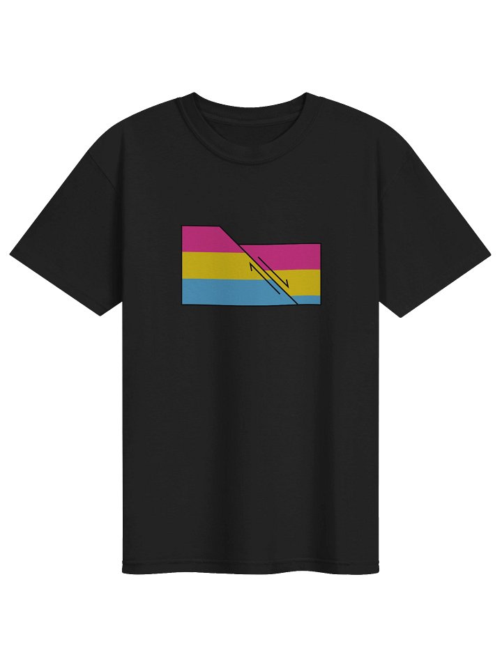 Pan Faulted Pride Flag Regular Fit T product image (1)