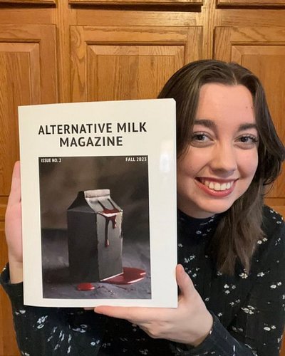 Issue No. 2 contributor @bdcutkomp with the mag! We love to see it. You can read Bethany’s piece at the link in our bio!