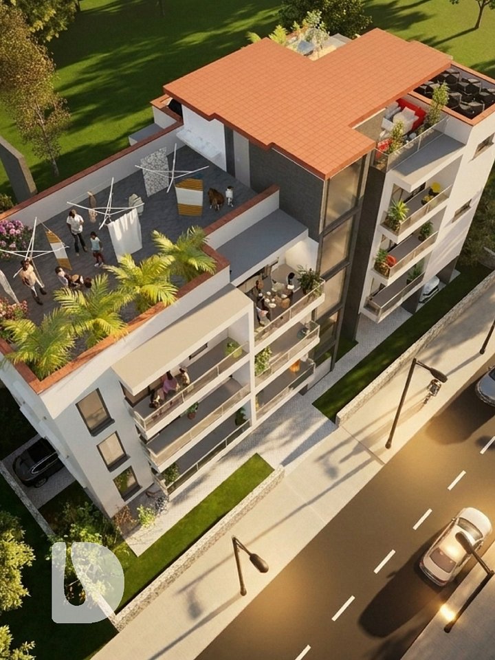 Architectural Drawings – 9-Unit Apartment Block with Pool | DA412901A product image (1)
