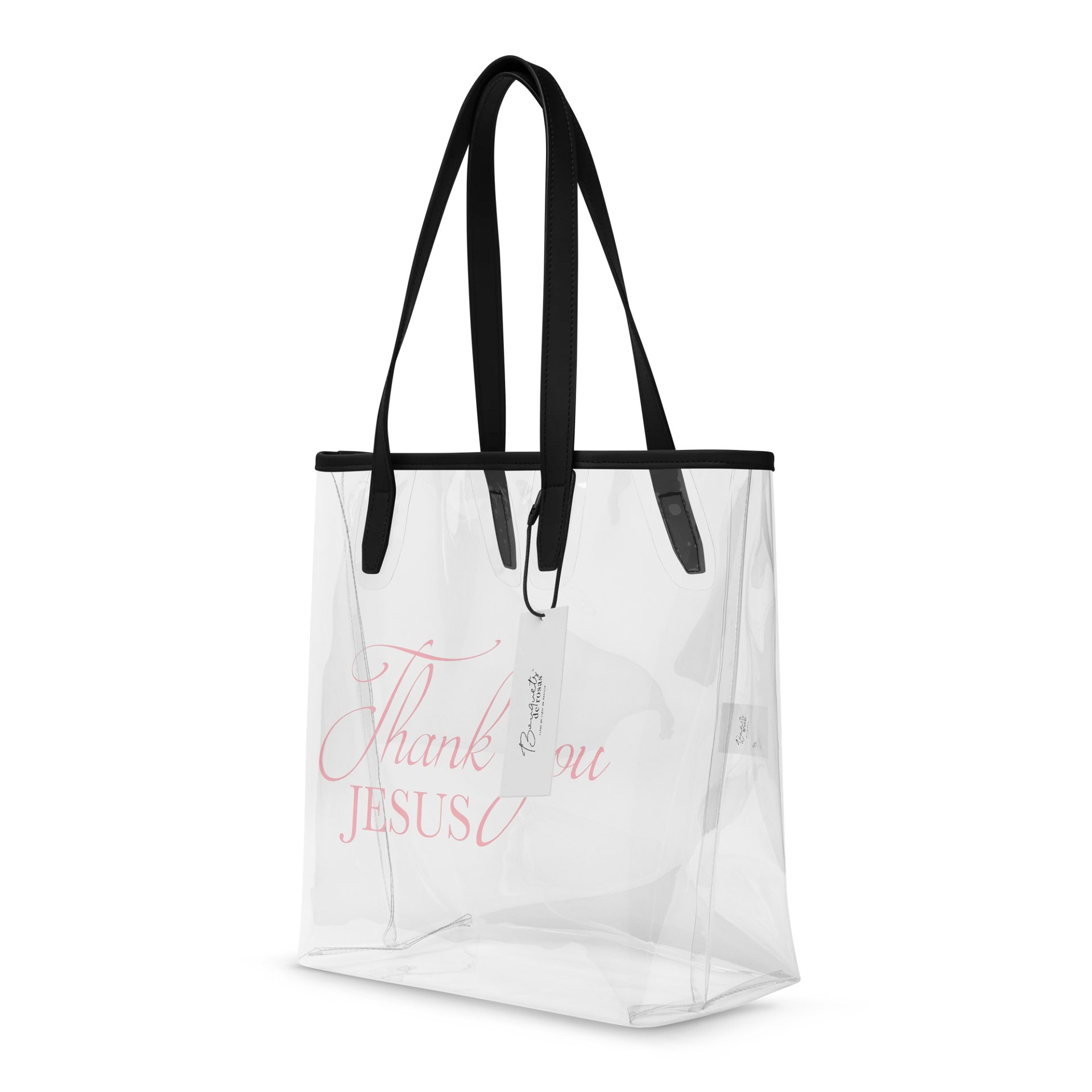 Divine Script Clear Tote Bag product image (4)