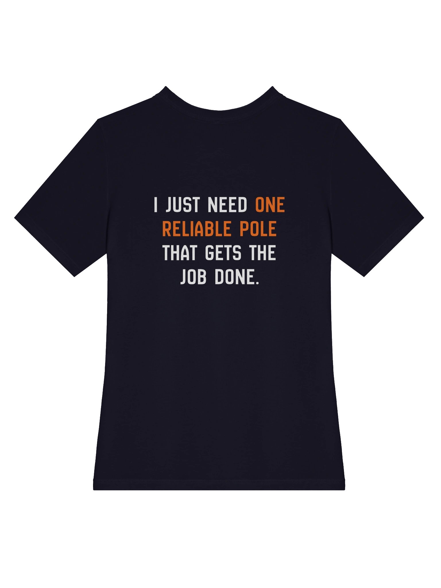 One Reliable Pole Women's Relaxed Tee (Navy) product image (4)