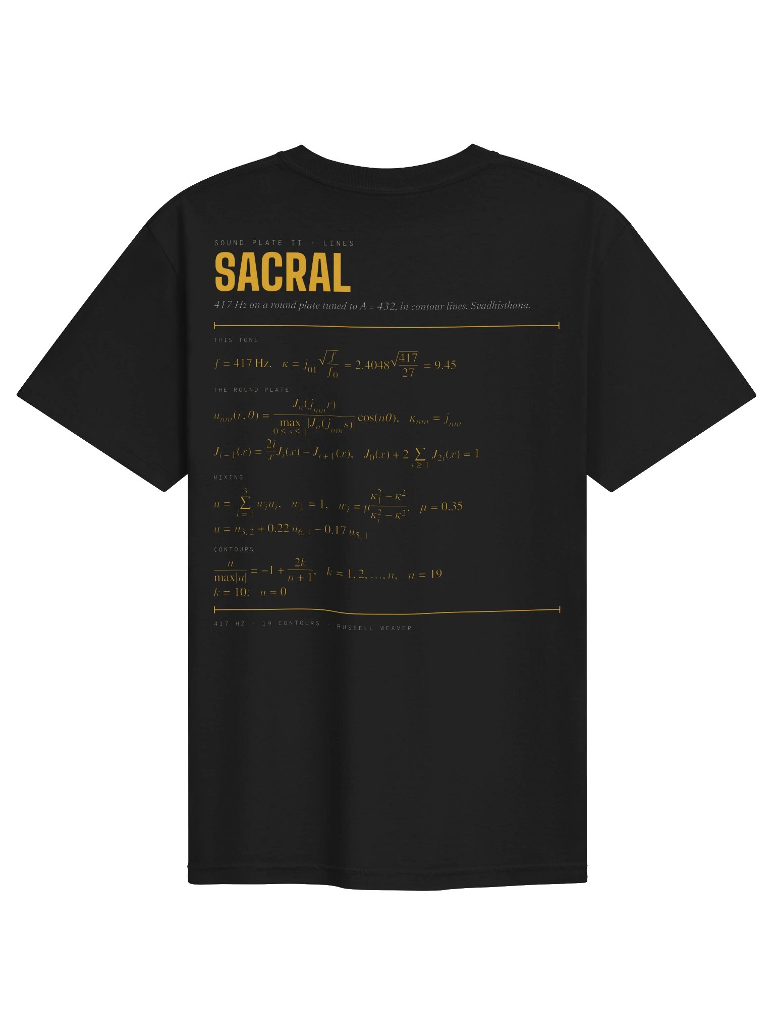 Sacral · Lines Tee product image (2)