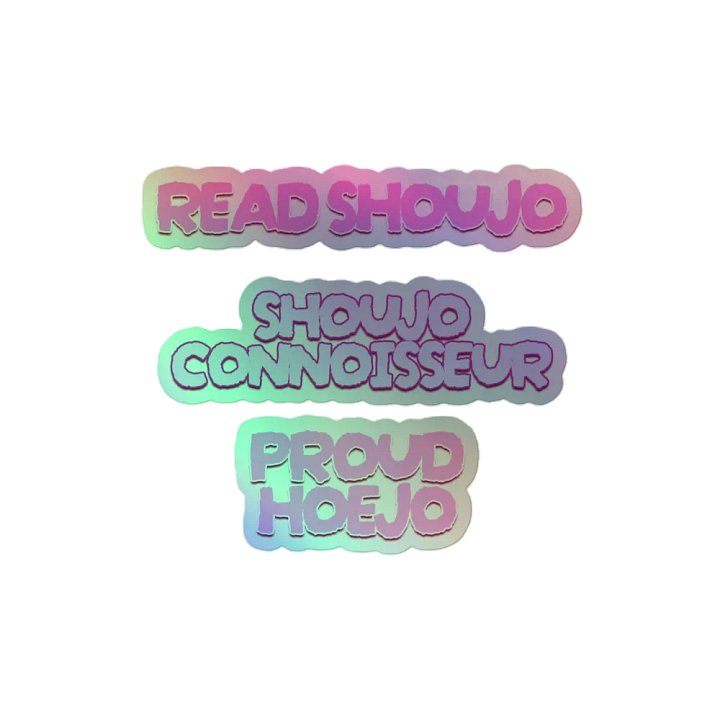 Slogan Holographic Sticker Pack product image (1)