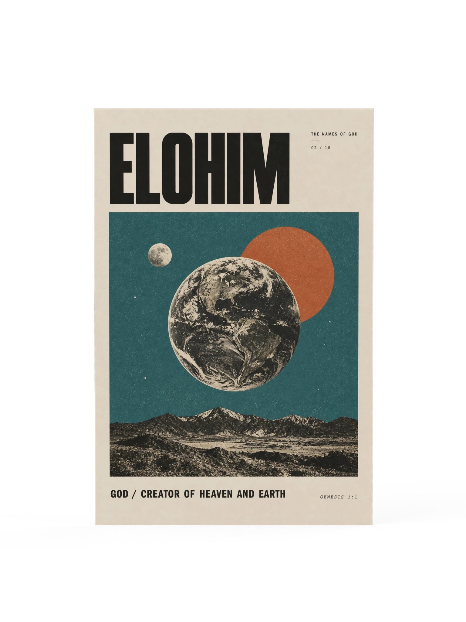 Elohim | Names of God Art Print product image (1)