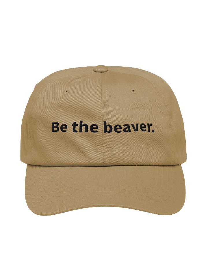 Sandstone & Stick - Be the beaver. "Dad hat" product image (3)