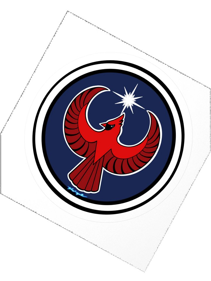 Northern Cardinal- Resistance. IL, IN, KY, NC, OH, VA, WV. (sticker) product image (2)