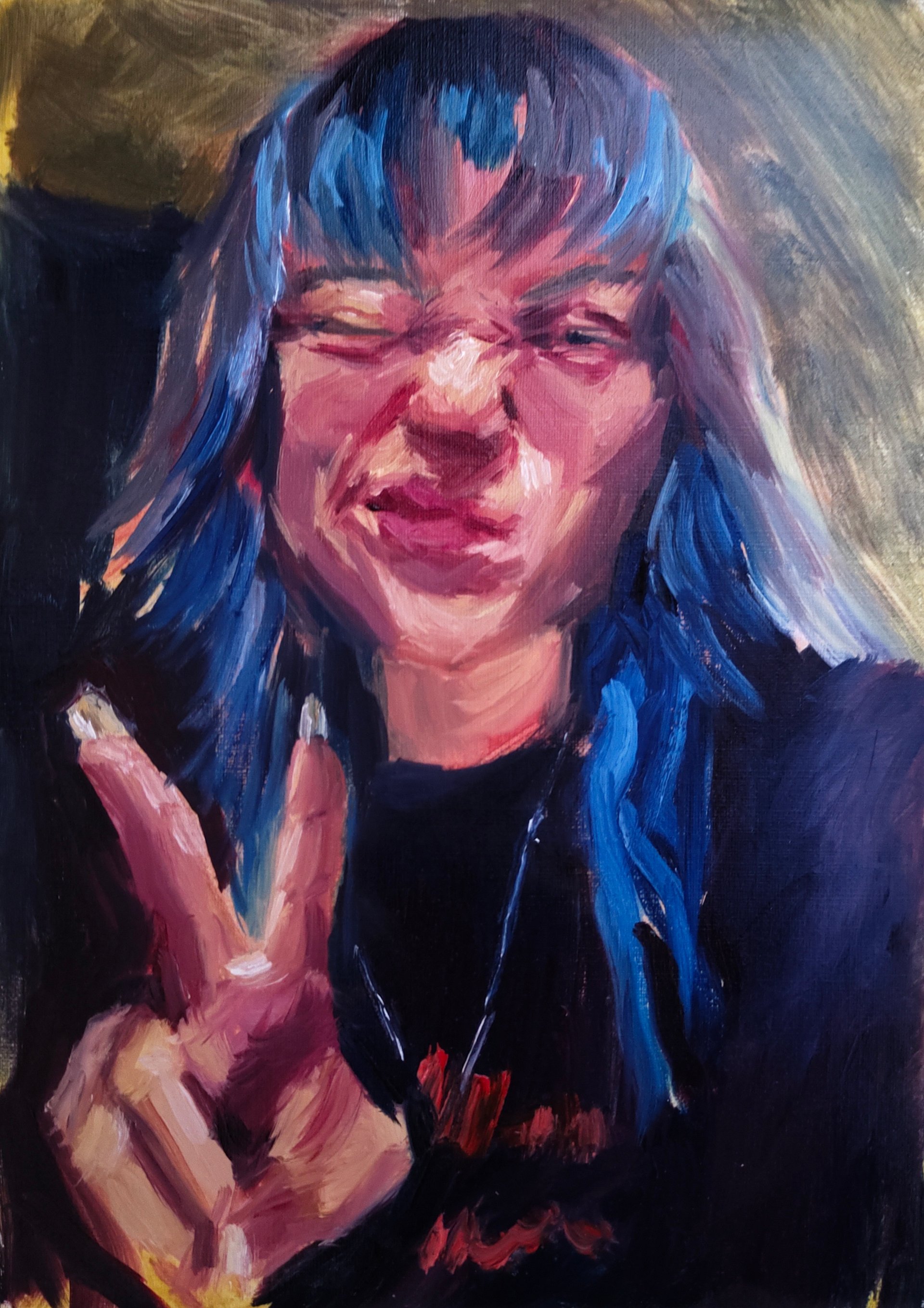 Peace and Blue Hair product image (1)