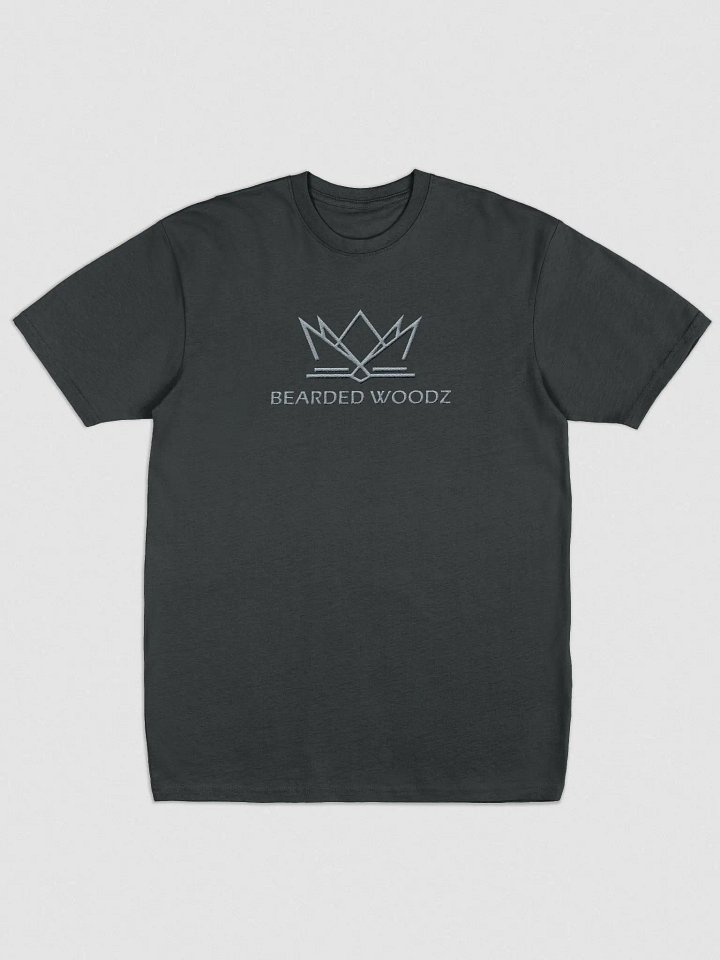 Men's Classic Bearded Woodz T-Shirt (Grey Embroidery) product image (1)