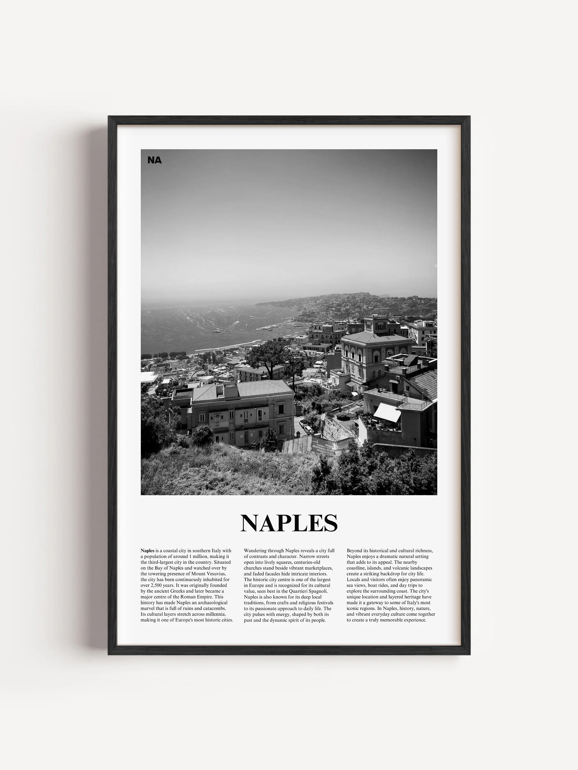 Naples 02 Newspaper Poster product image (1)