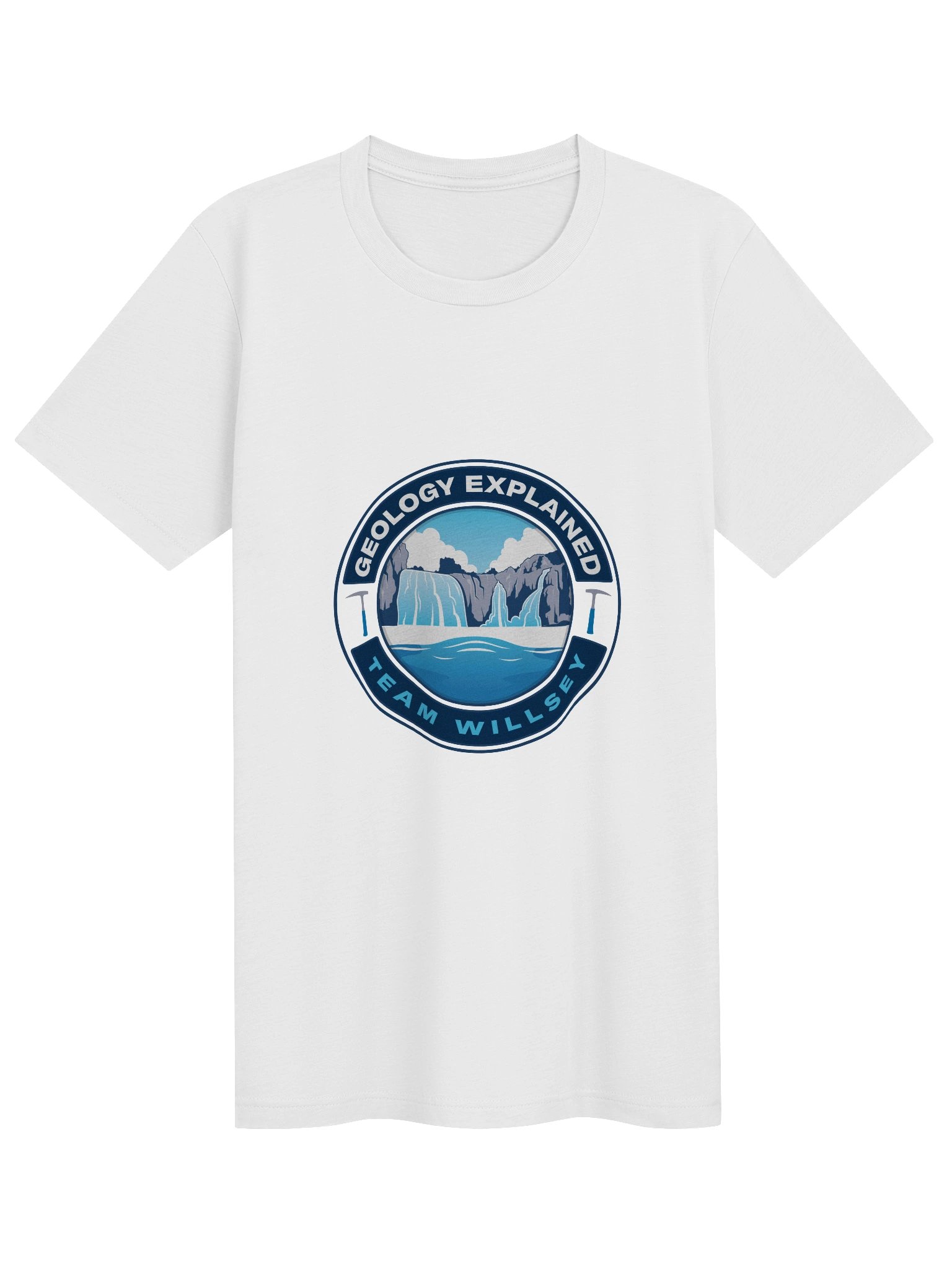 Shaped by Water Tee w/large front logo product image (1)