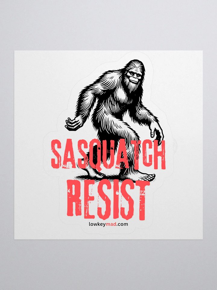 Sasquatch Resist Sticker product image (2)