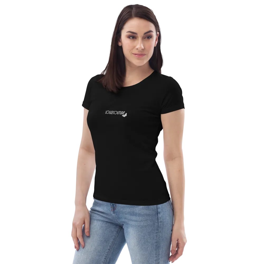 LOLUZCOUTURE Embroidered Organic Fitted Tee product image (2)