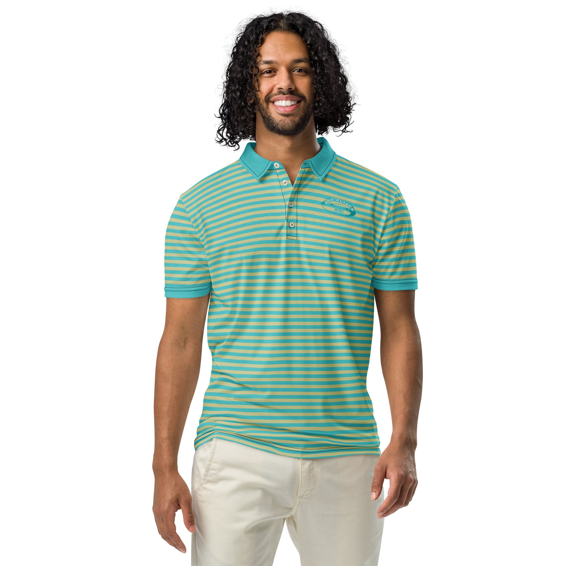 Green Stripped Polo product image (3)