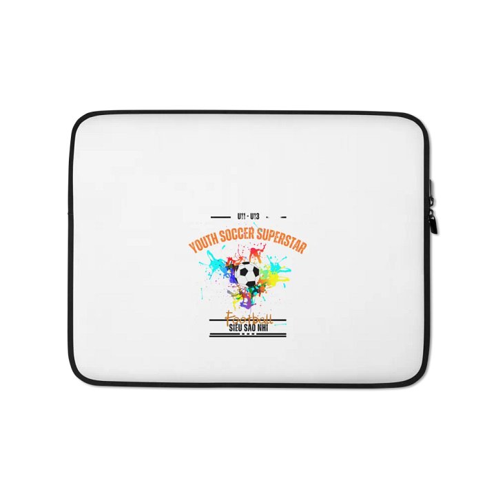 Youth Soccer Superstar Laptop Sleeve product image (1)