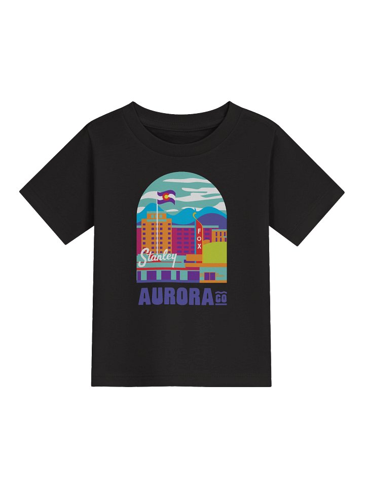 Aurora Cityscape Baby T-shirt (Multicolor) product image (1)