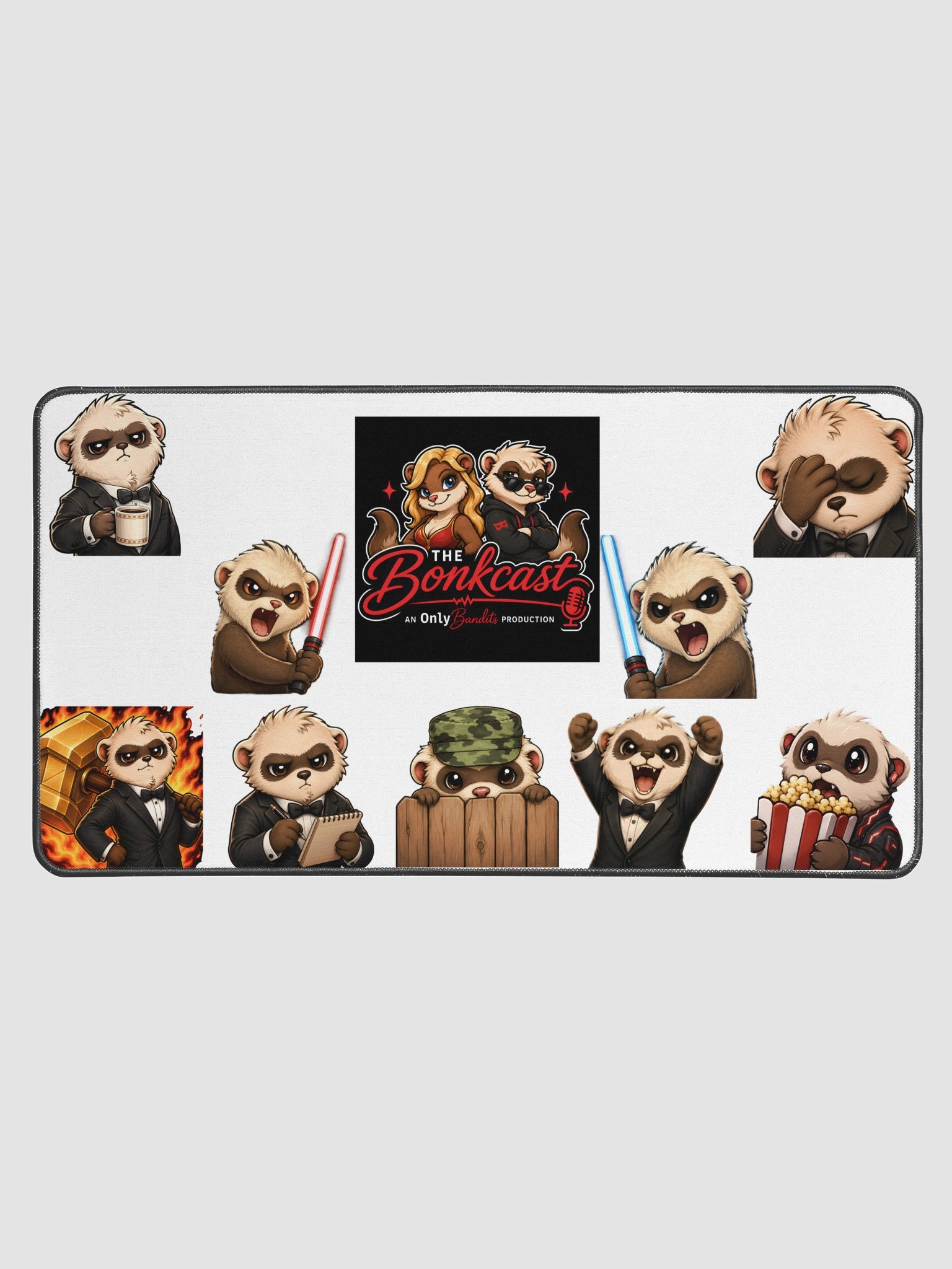 The Bandit Files | Chaos Collection Desk Mat (12" × 12") product image (1)