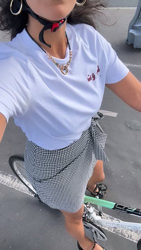Outfit check ft. the Eiffel tower 🚲
100% organic cotton | shop now www.dearbeirut.com