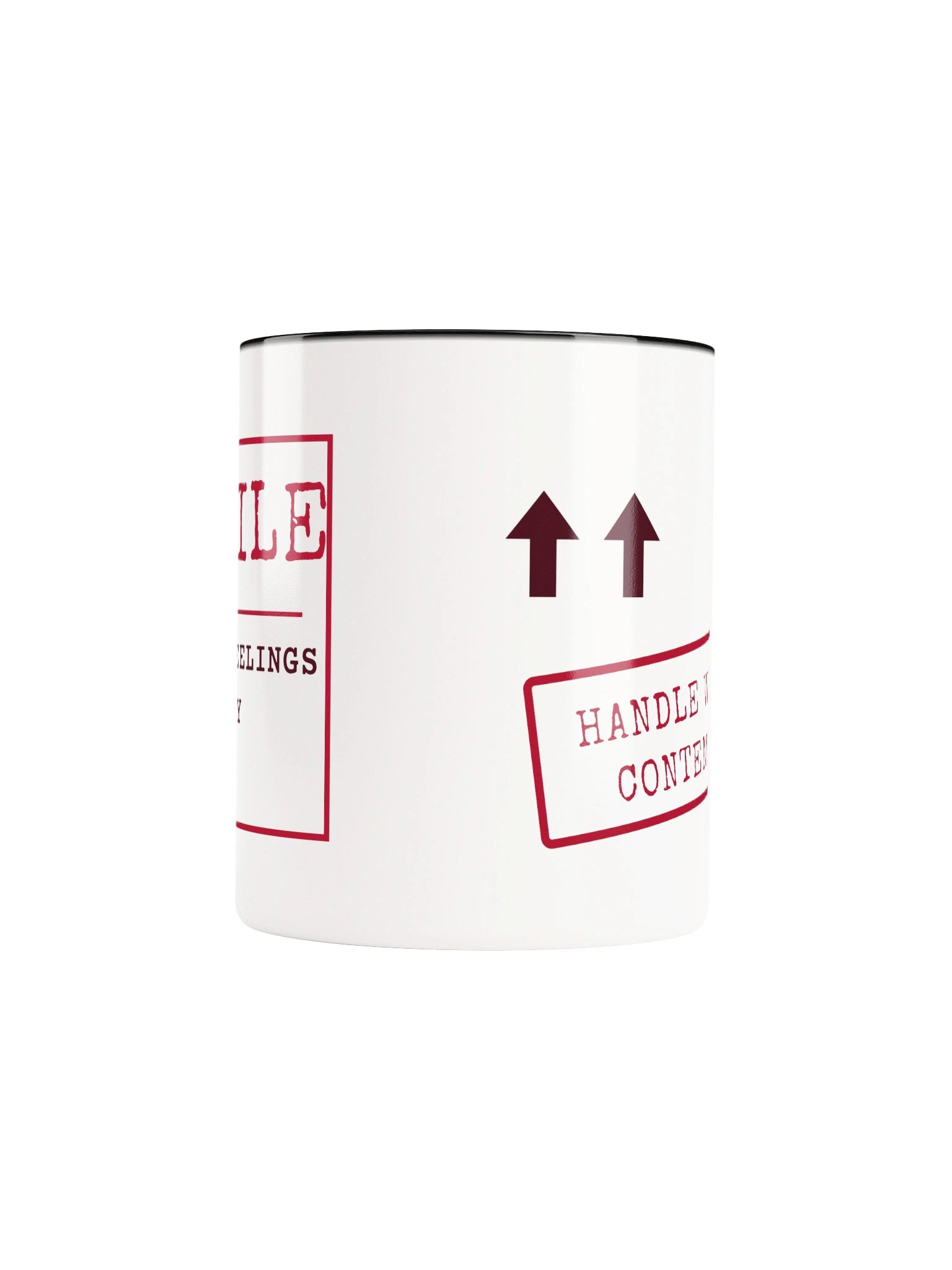 Fragile: Contains Feelings I Deny Mug product image (5)