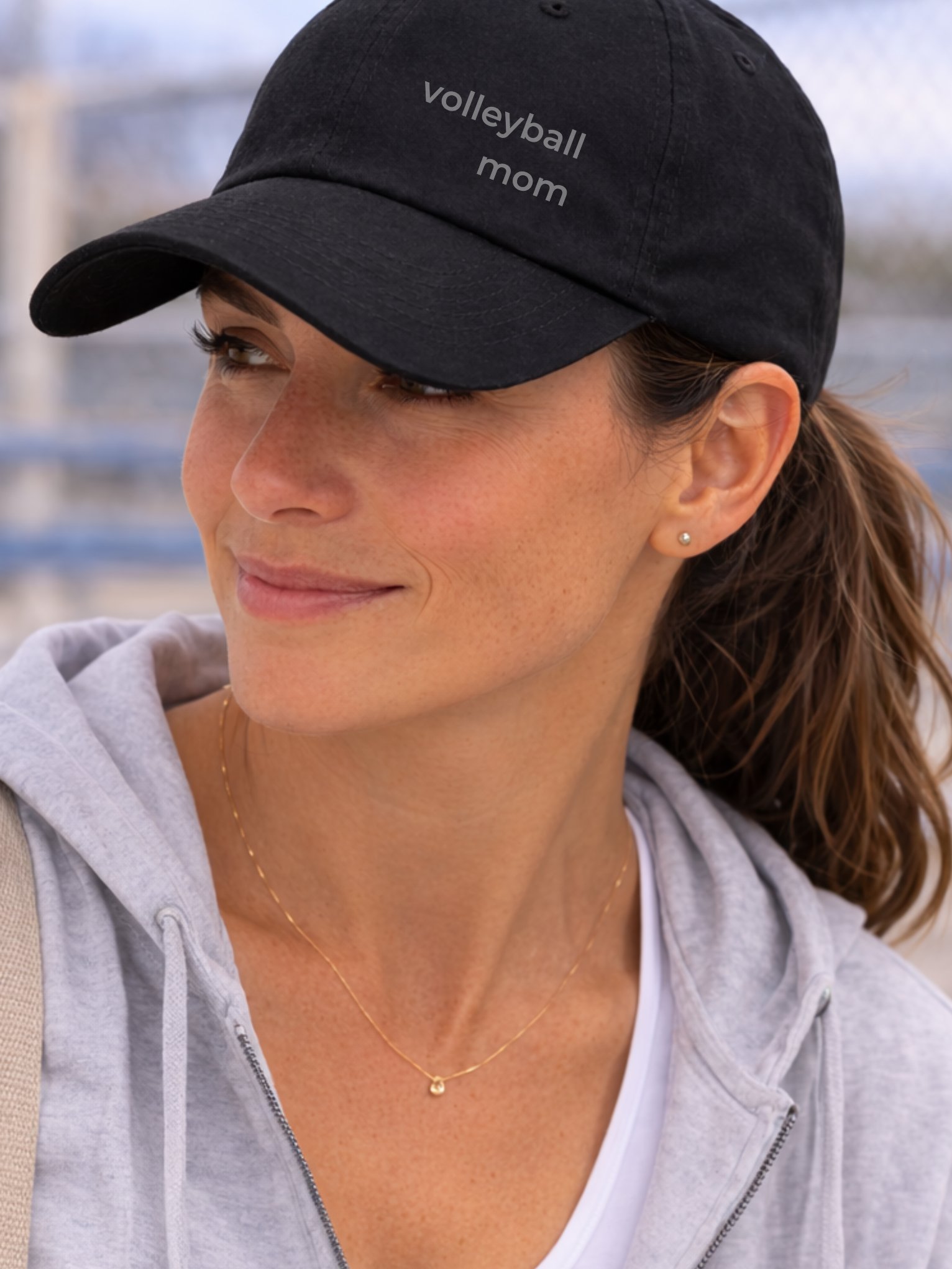 The Volleyball Mom Embroidered Hat product image (1)