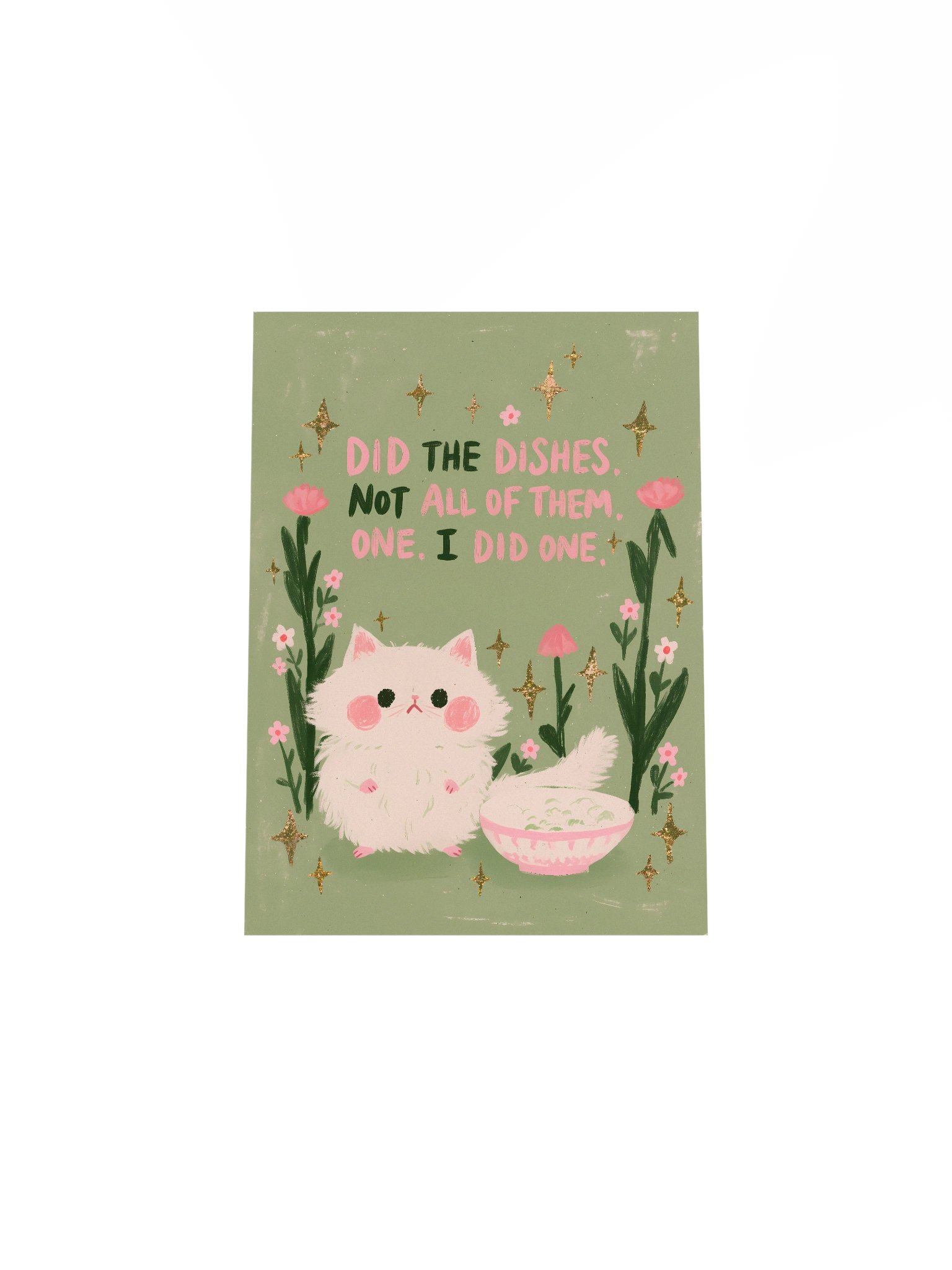 Did One Dish Cat Poster product image (30)
