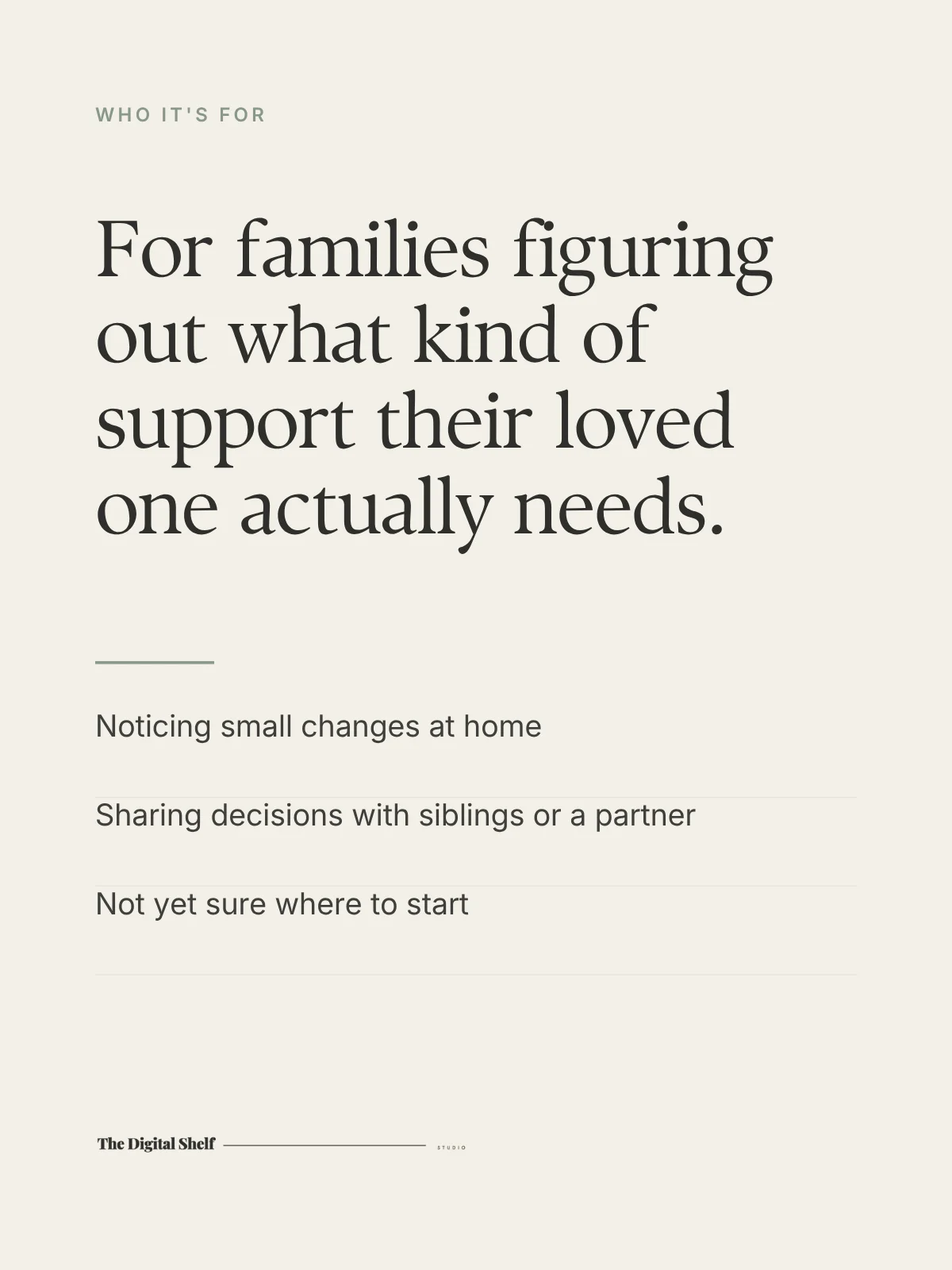 Is It Time for More Help? — A Family Decision Workbook product image (8)