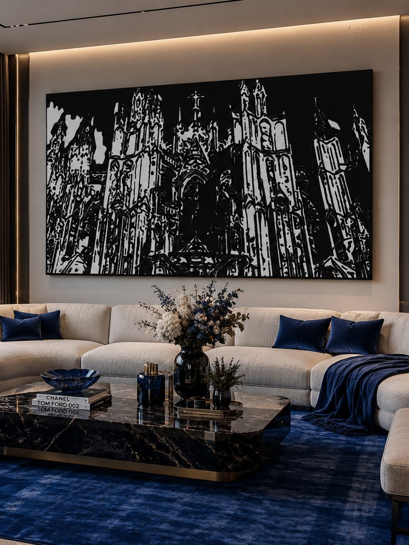 Eternal Majesty: The Cologne Cathedral wall art - Gothic wall art product image (10)