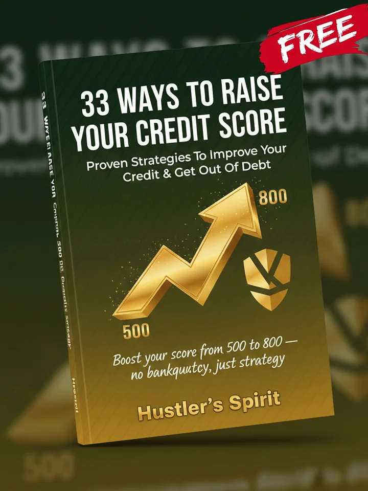 33 WAYS TO RAISE YOUR CREDIT SCORE product image (1)