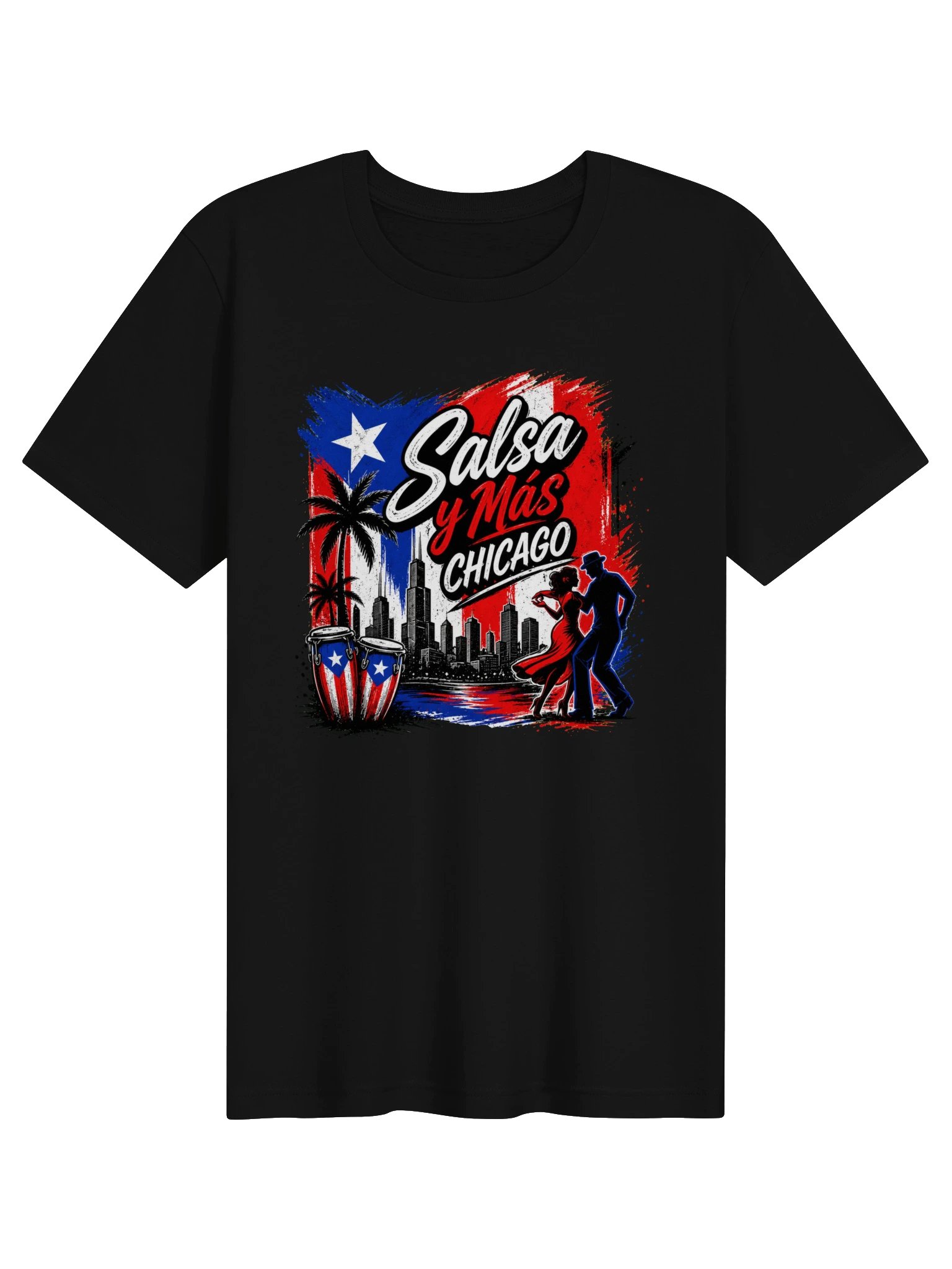 Salsa y Más Chicago Tee product image (1)