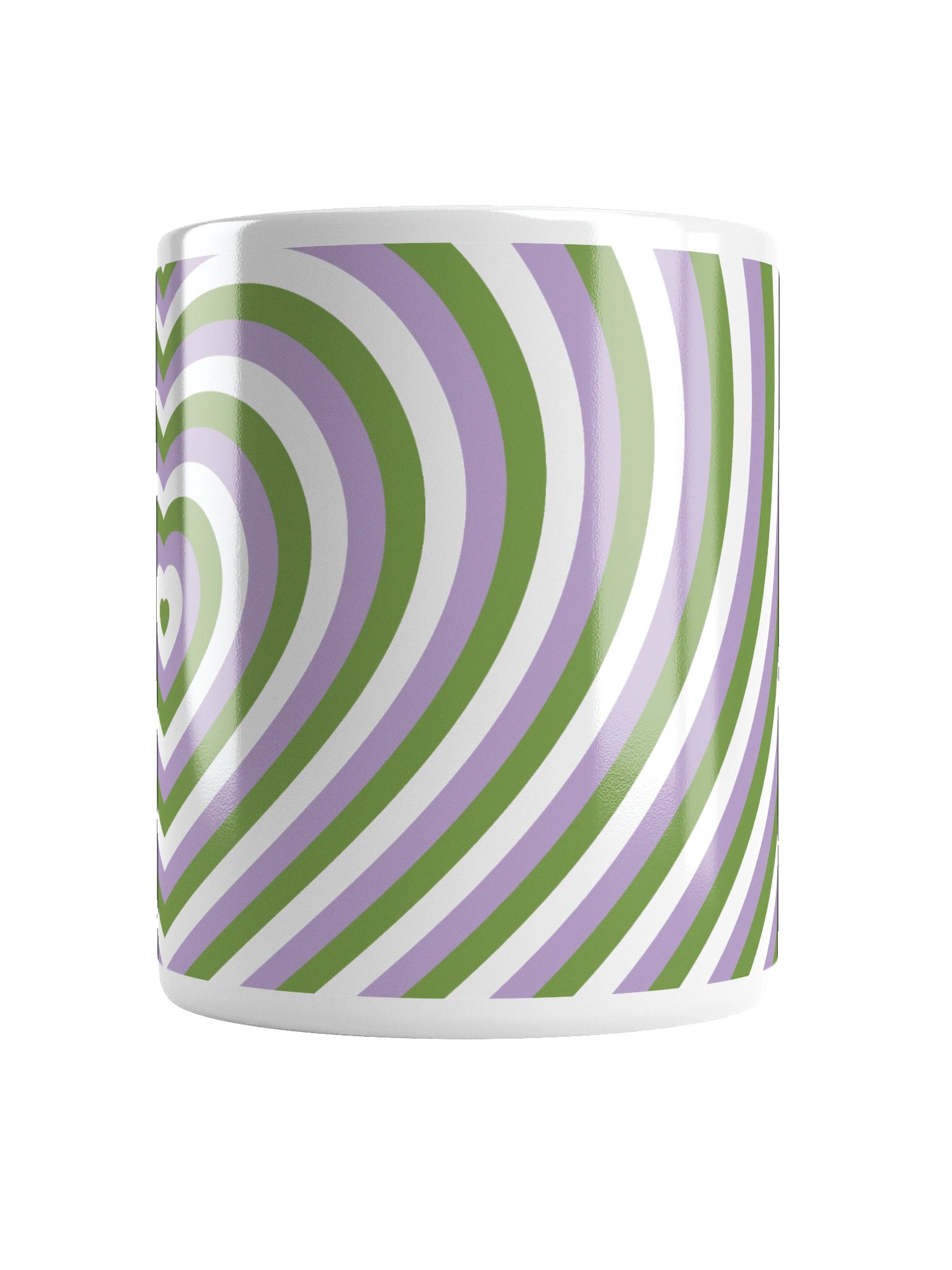 Genderqueer Pride Hearts Mug (Right-handed) product image (6)