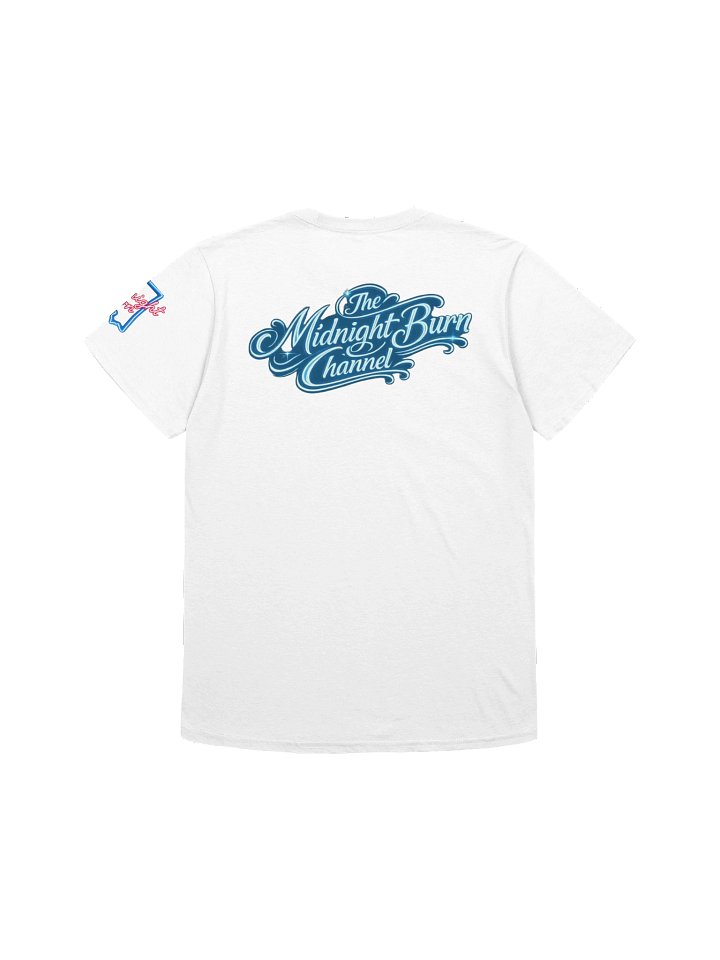Cooter Burns White Shirt Midnight Burn on Back. product image (2)