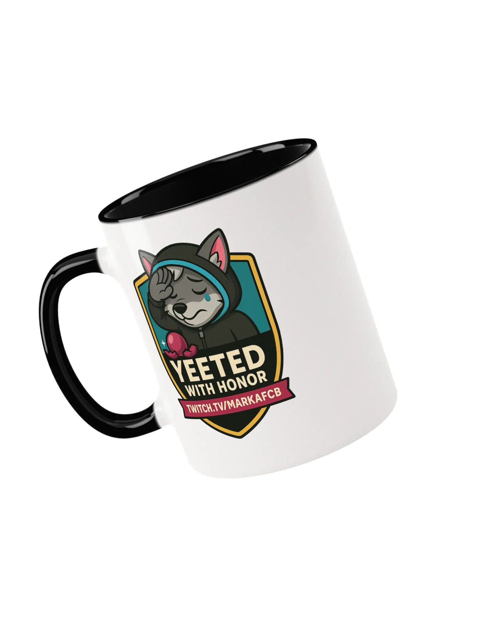 "YEETED WITH HONOR" MUG – Official Stream Mascot Edition product image (33)