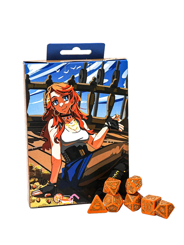 Jay Dice Set 7pcs - Riptide Character Dice product image (2)