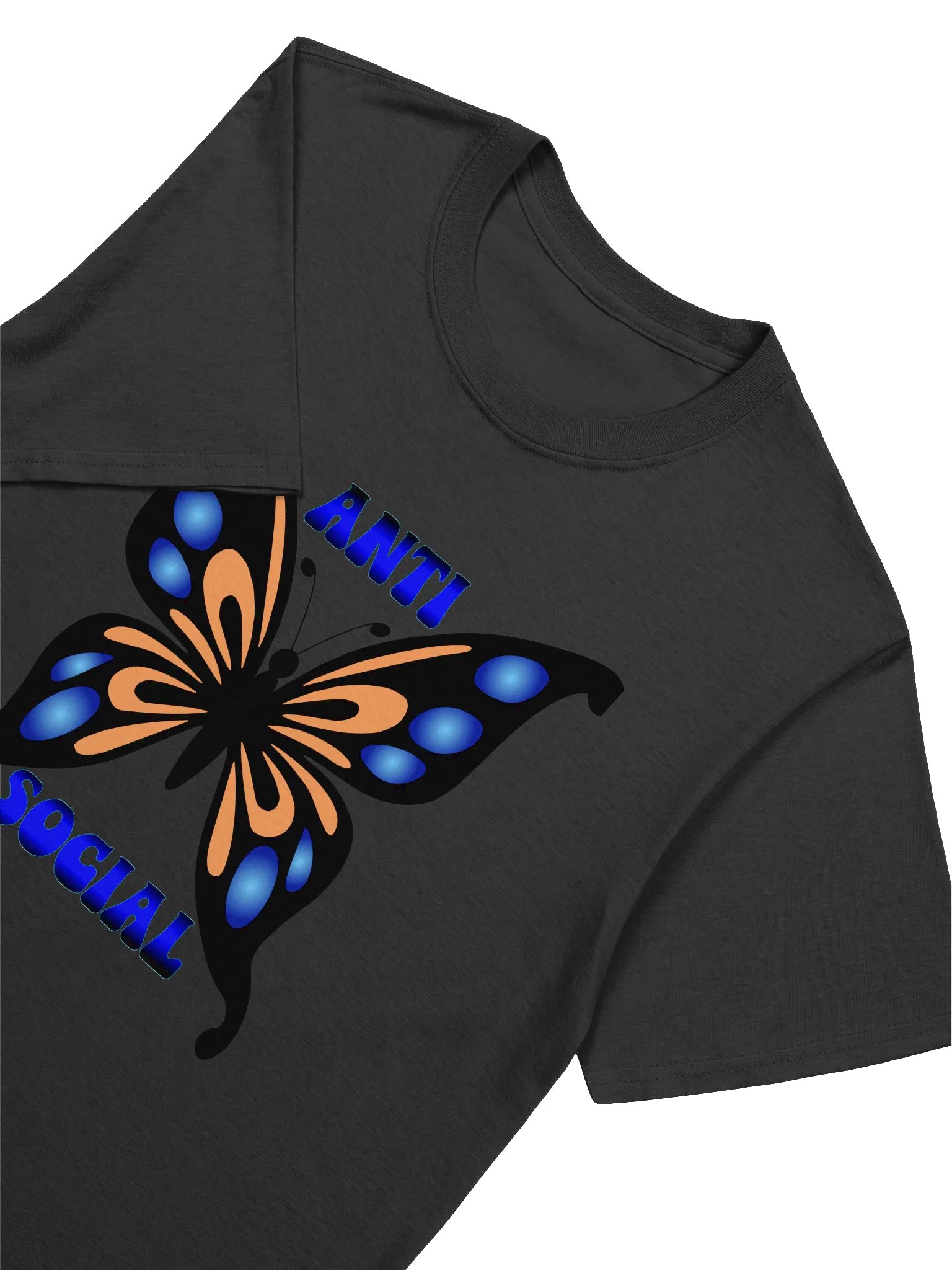 Anti-Social Butterfly T-Shirt – Unisex Introvert Humor Tee product image (2)