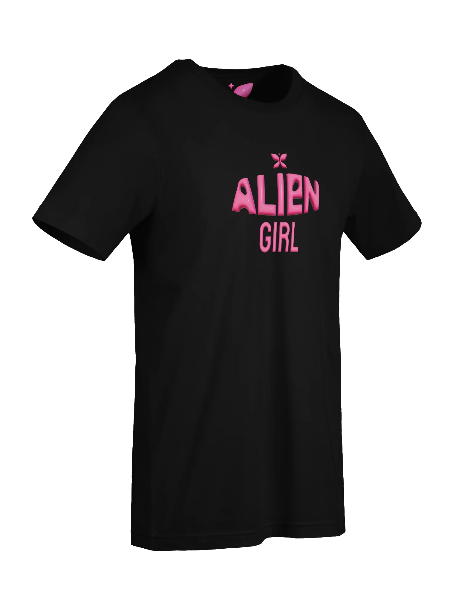 Alien Girl Pink 3D Graphic Tee product image (7)