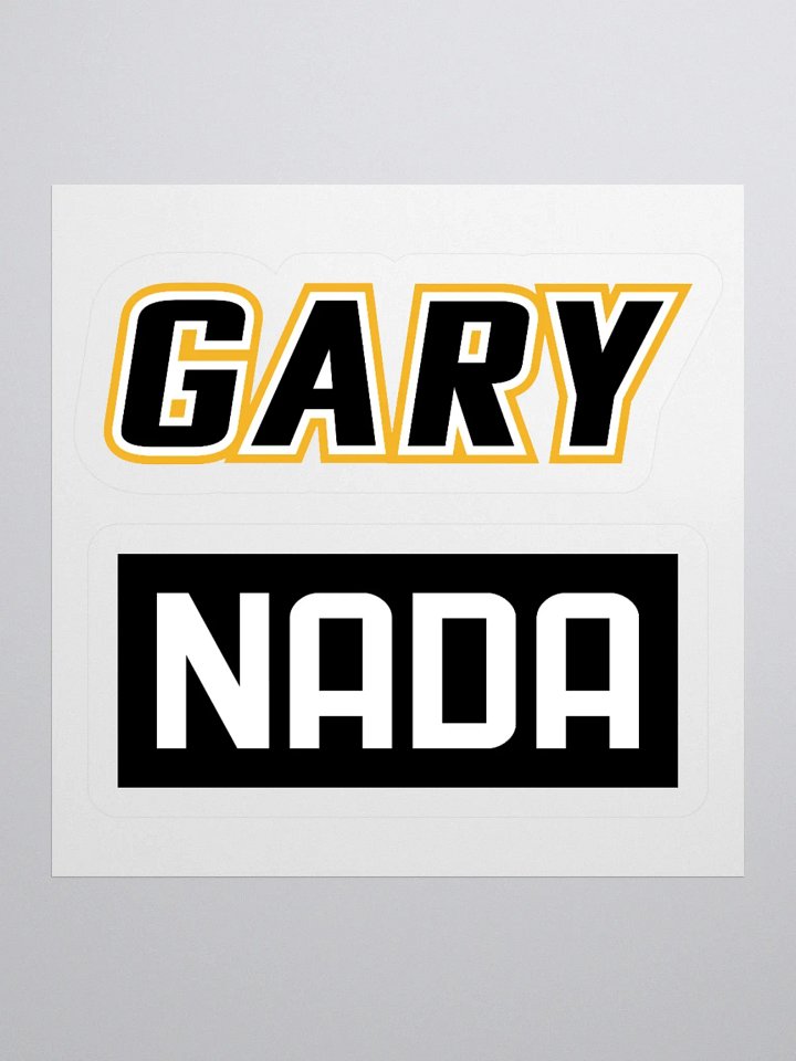 GARY and NADA x sticker sheet product image (1)