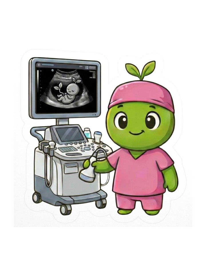 IvySprout Obstetrician and Gynecologist Sticker product image (1)