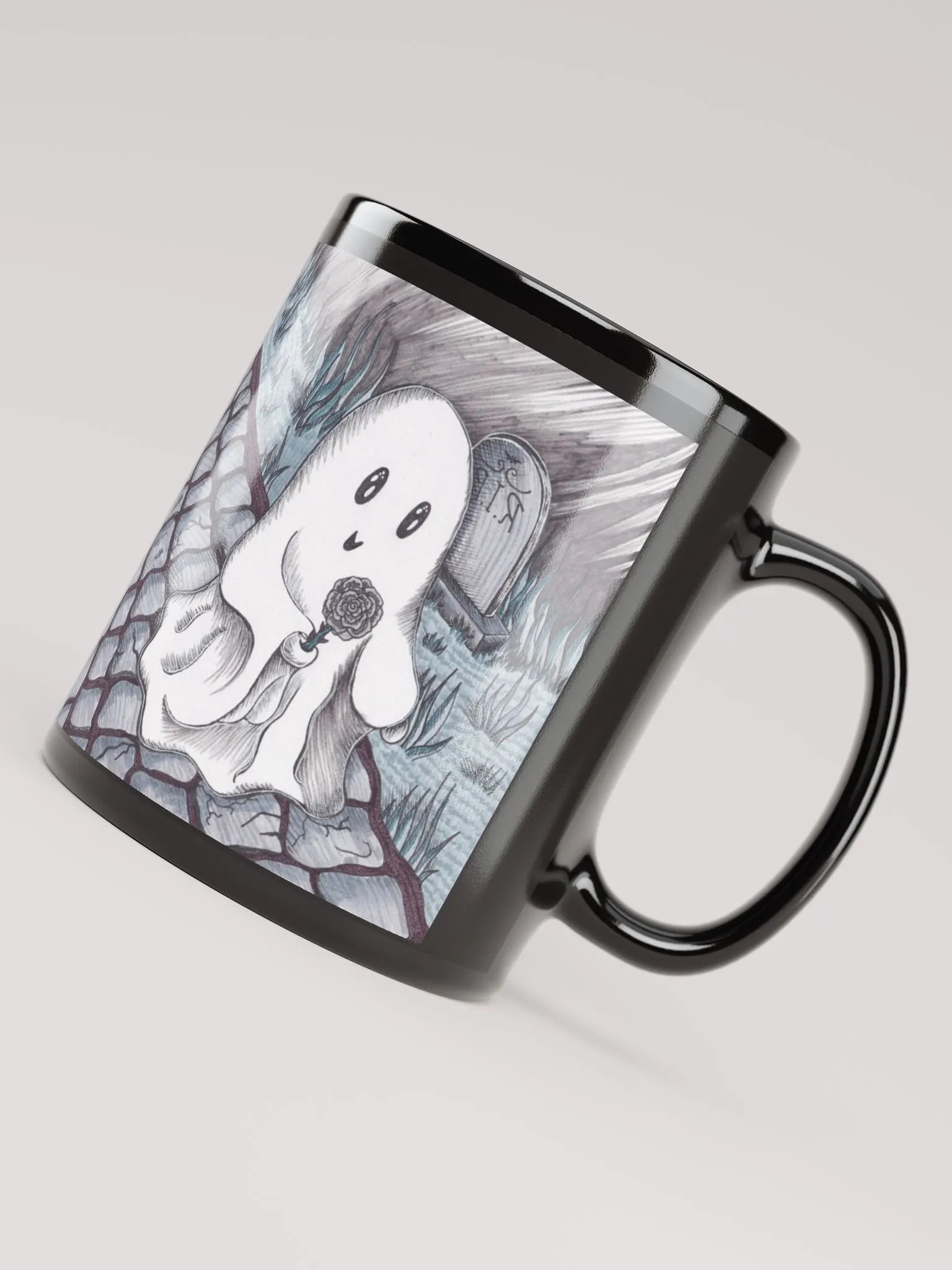 Rose Ghost Mug product image (7)