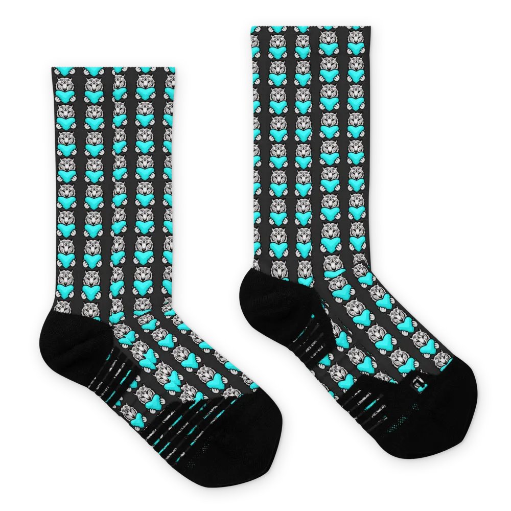 White Tiger Basketball Socks product image (1)