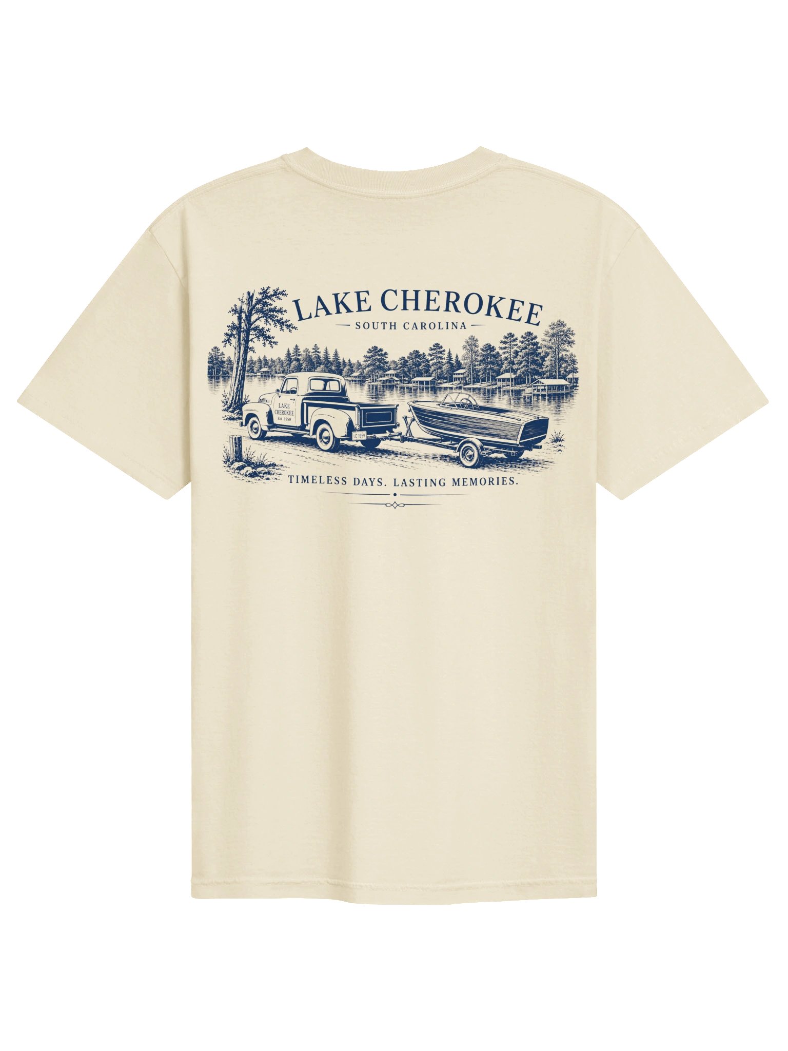 Lake Cherokee Vintage Truck Tee (blue) product image (17)